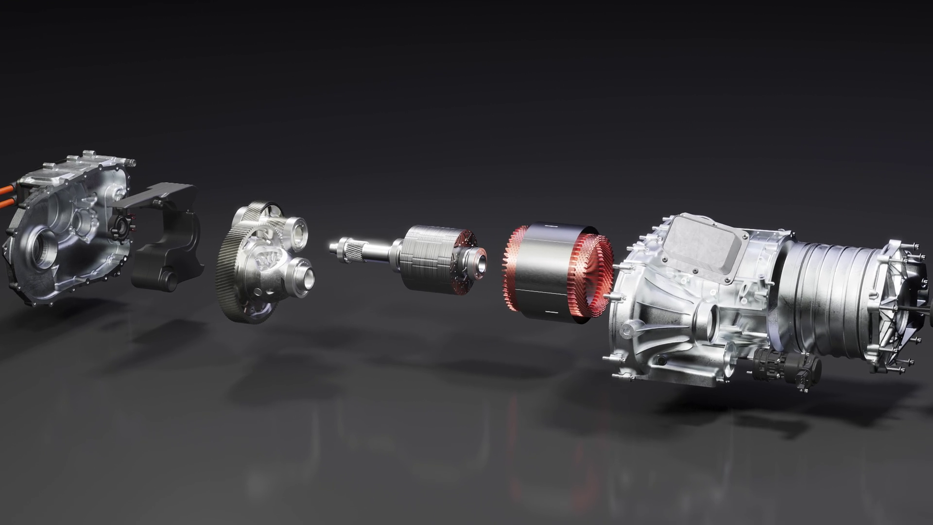 Exploded view of Powertrain Modules & Components