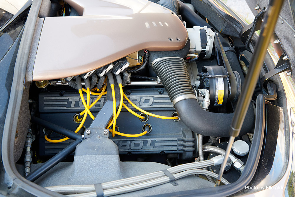 View of the engine from the Magna Torrero